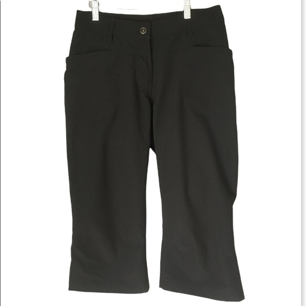 MEC Black Quick Dry Hiking Activewear Capris Womens Size 4
